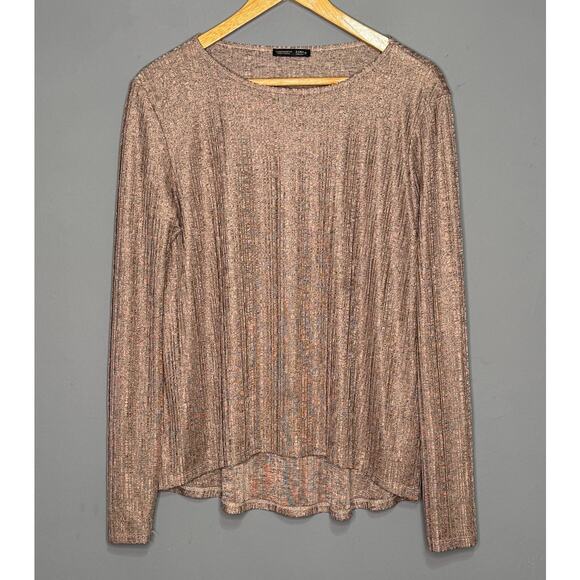 Zara Tops - Zara Shimmer Rose Top Size: Medium